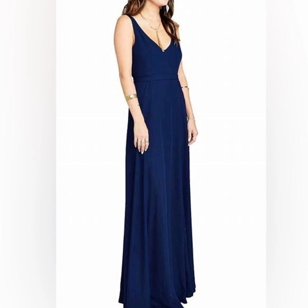 Show Me Your MuMu Deep Blue Maxi Dress